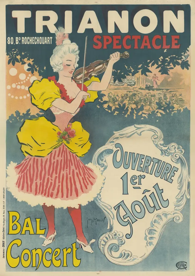 Trianon, 80 Bd Rochechouart. Spectacle. Bal. Concert av Georges Meunier