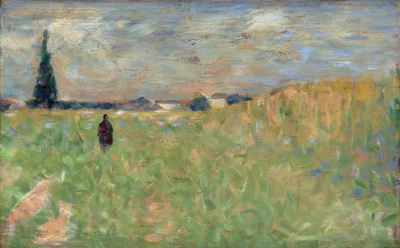 Letní krajina, Georges Seurat