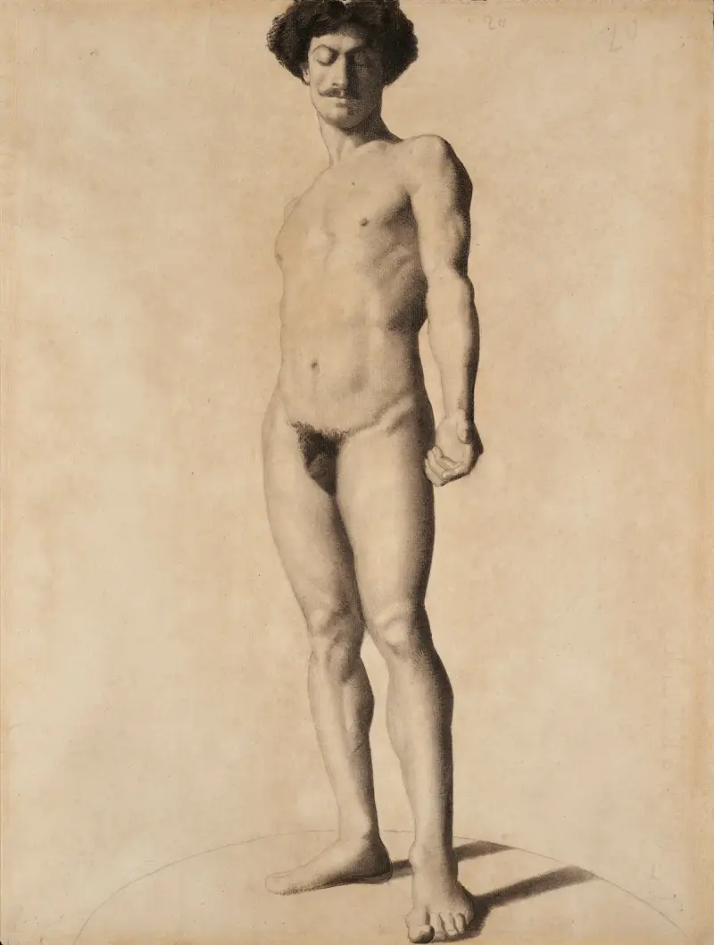 Akademische Studie von Georges Seurat