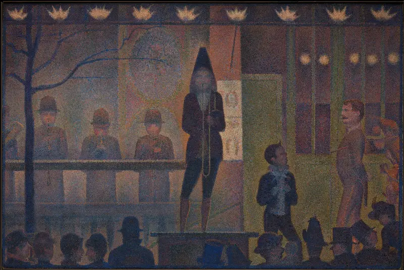 Zirkusparade von Georges Seurat