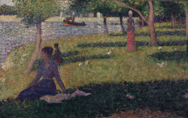 Étude pour ‘La Grande Jatte’ (Study for ‘La Grande Jatte’) av Georges Seurat