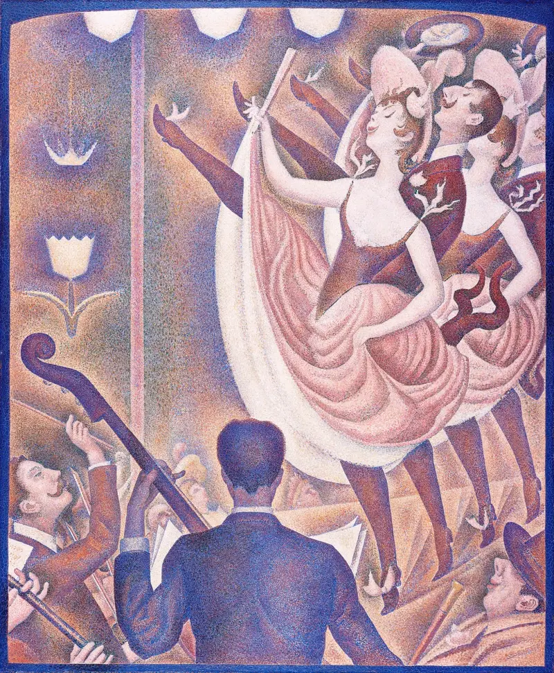 Der Cancan von Georges Seurat