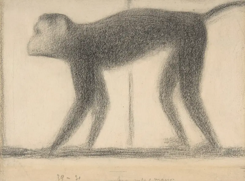 Małpa, Georges Seurat