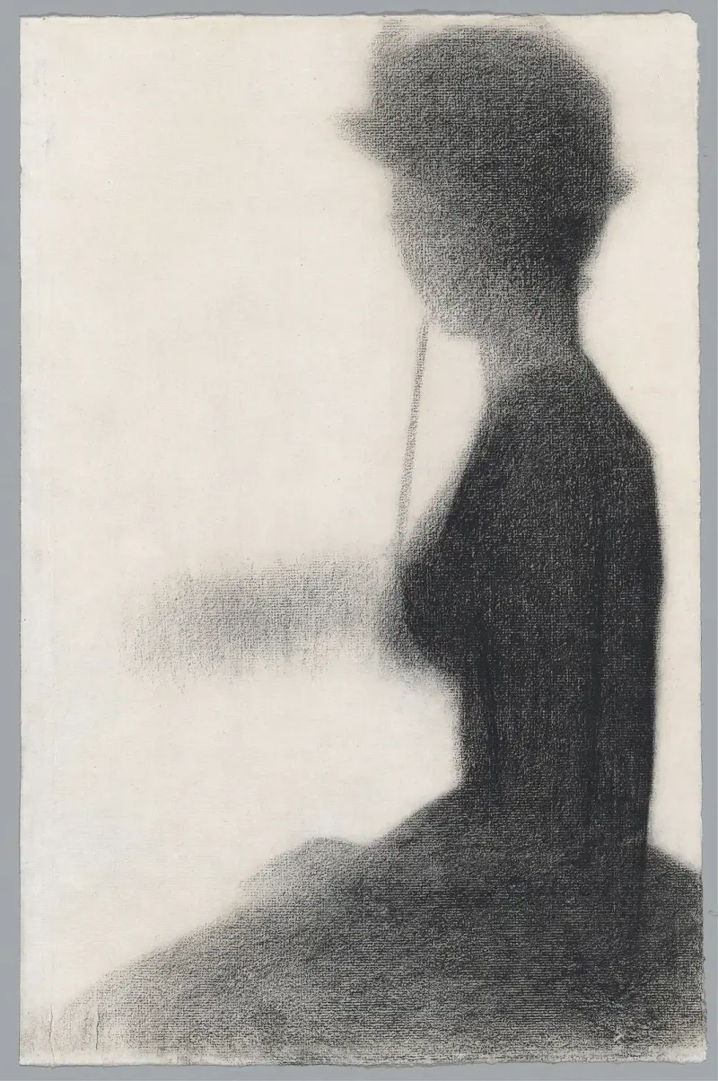 Seated Woman with a Parasol av Georges Seurat