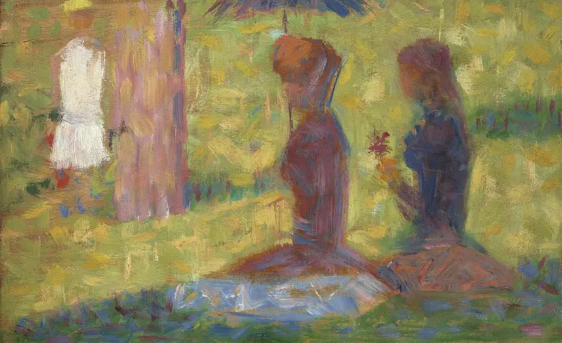 Study of Figures for La Grande Jatte av Georges Seurat