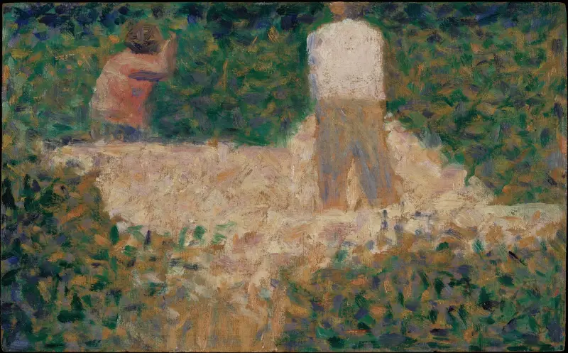Dva lamači kamene, Georges Seurat