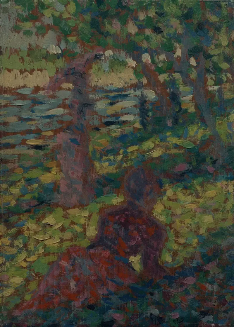 Woman in a Park av Georges Seurat