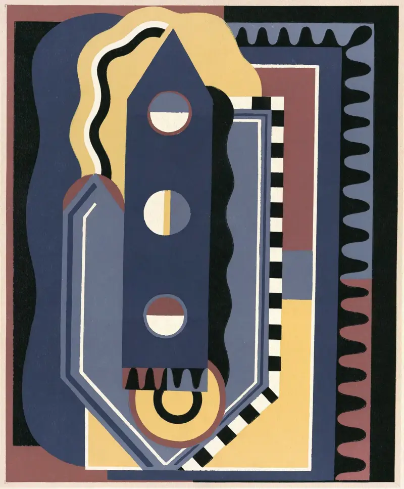 Collection decors et couleurs Pl.04 av Georges Valmier