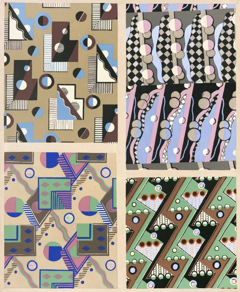 Collection decors et couleurs Pl.05 av Georges Valmier