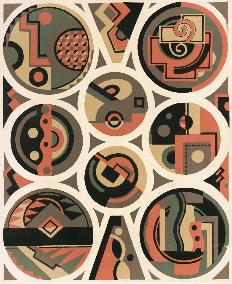 Collection decors et couleurs Pl.12 av Georges Valmier