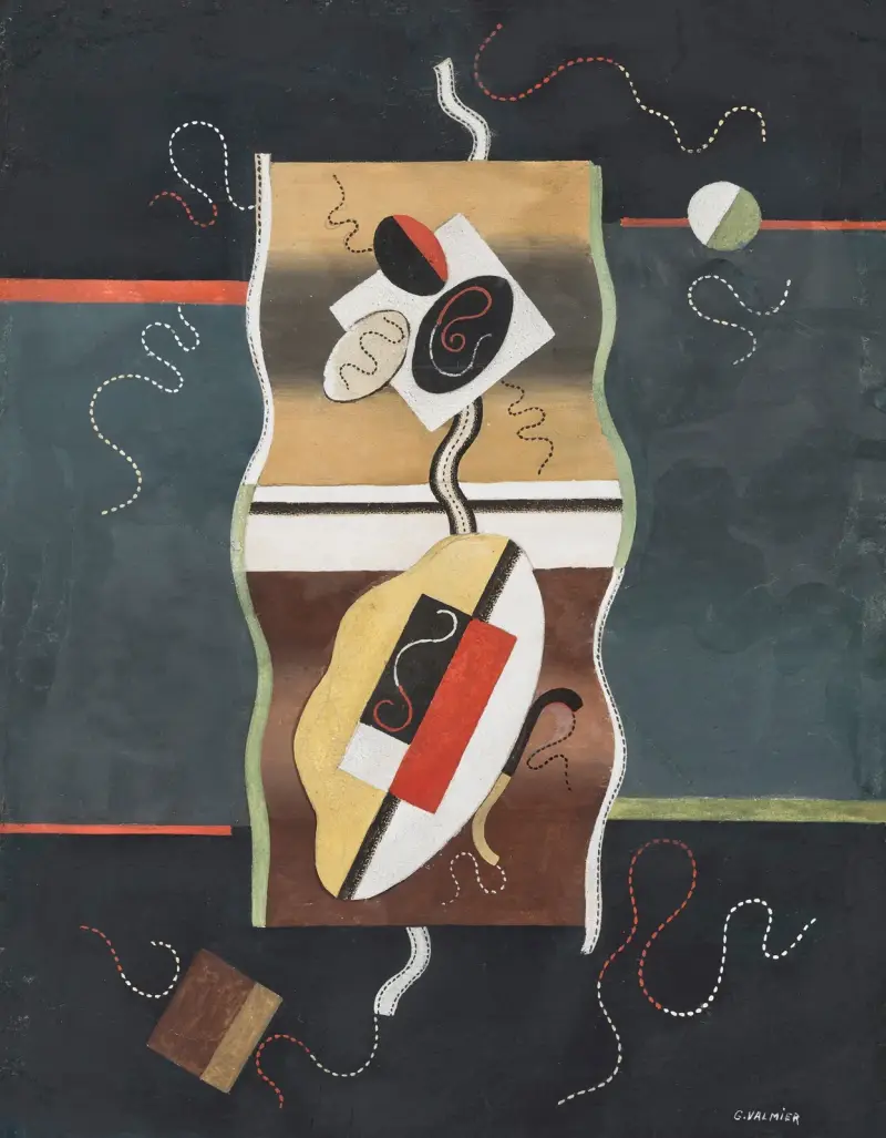 Abstrakt komposition av Georges Valmier
