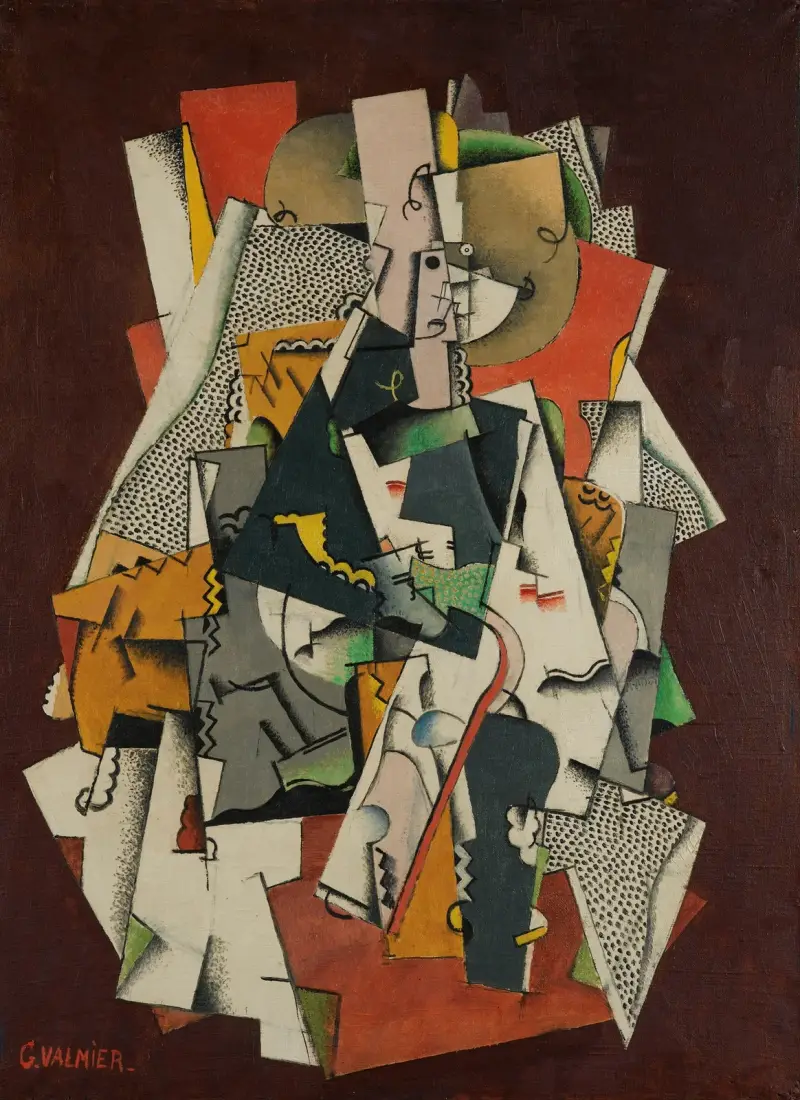 Sittande ung flicka av Georges Valmier