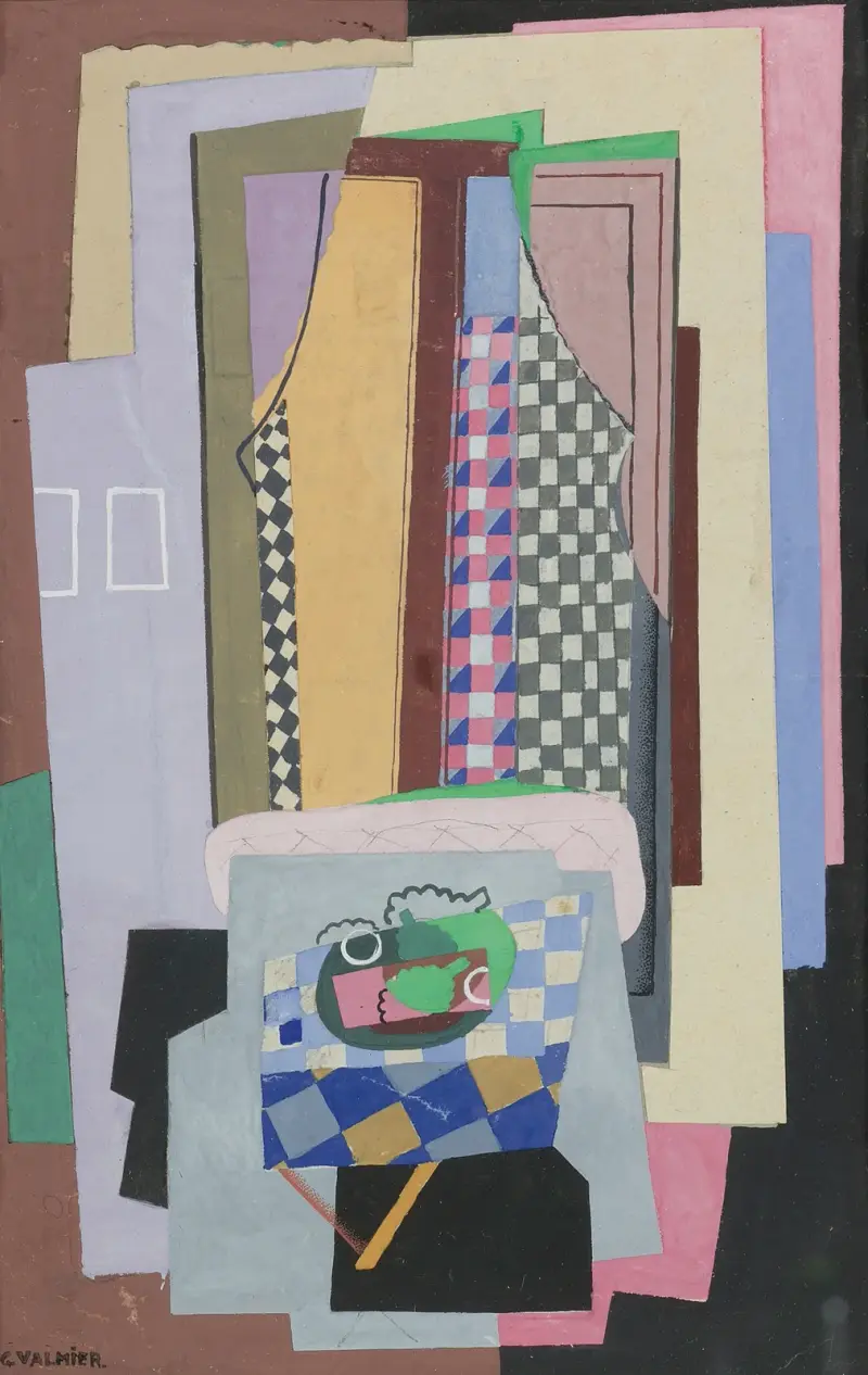 Stilleben framför fönstret av Georges Valmier
