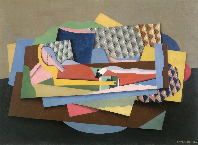 Liggande kvinna av Georges Valmier