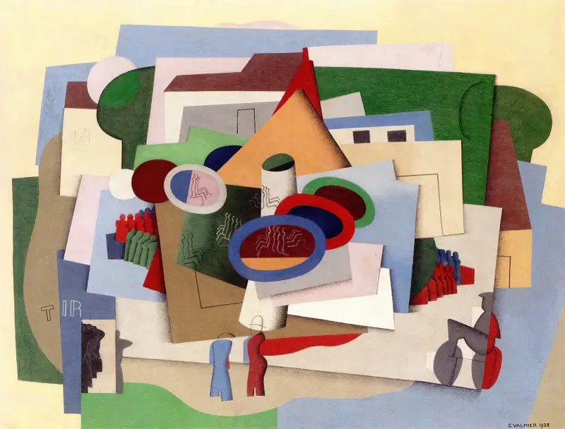 Byns marknad av Georges Valmier