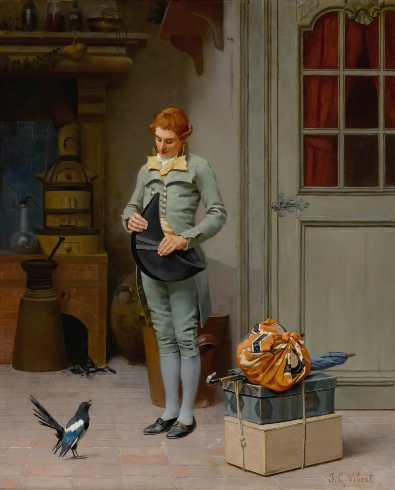 Der neue Kommis von Jehan Georges Vibert
