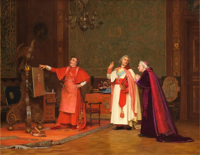 Maloval sám sebe, Jehan Georges Vibert