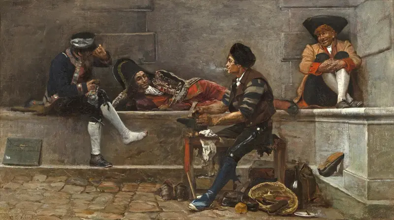Provizorní opravy, Jehan Georges Vibert