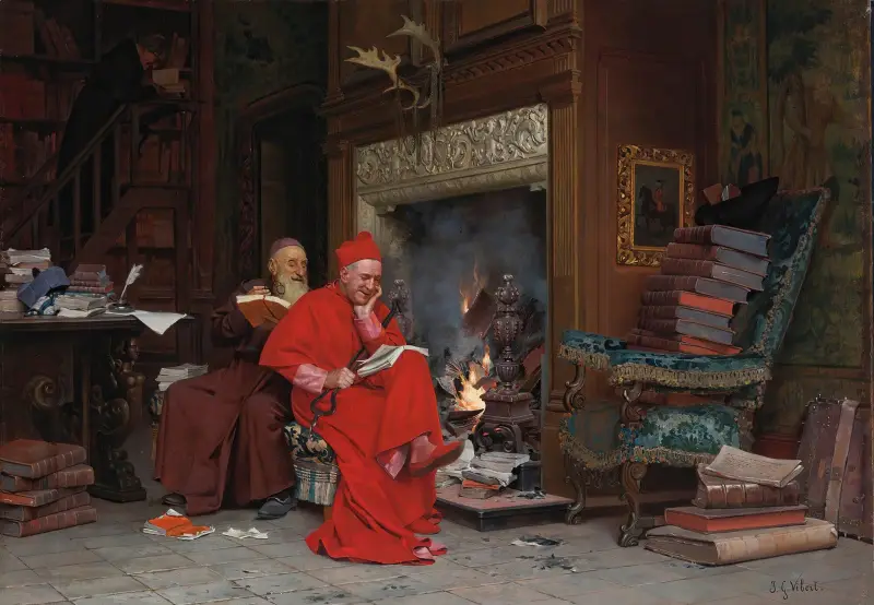 The Committee On Moral Books av Jehan Georges Vibert