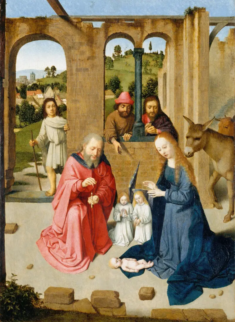 Narození Krista – Nr. 1, Gerard David