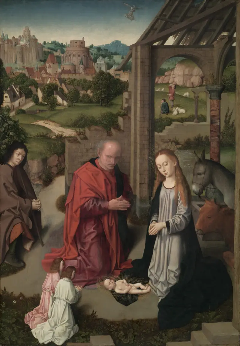Narození Páně, 1485, Gerard David