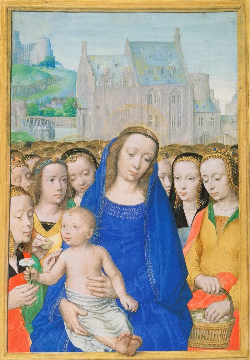 Virgin and Child with Female Saints av Gerard David