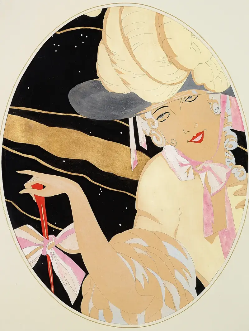 Elegant kvinna av Gerda Wegener