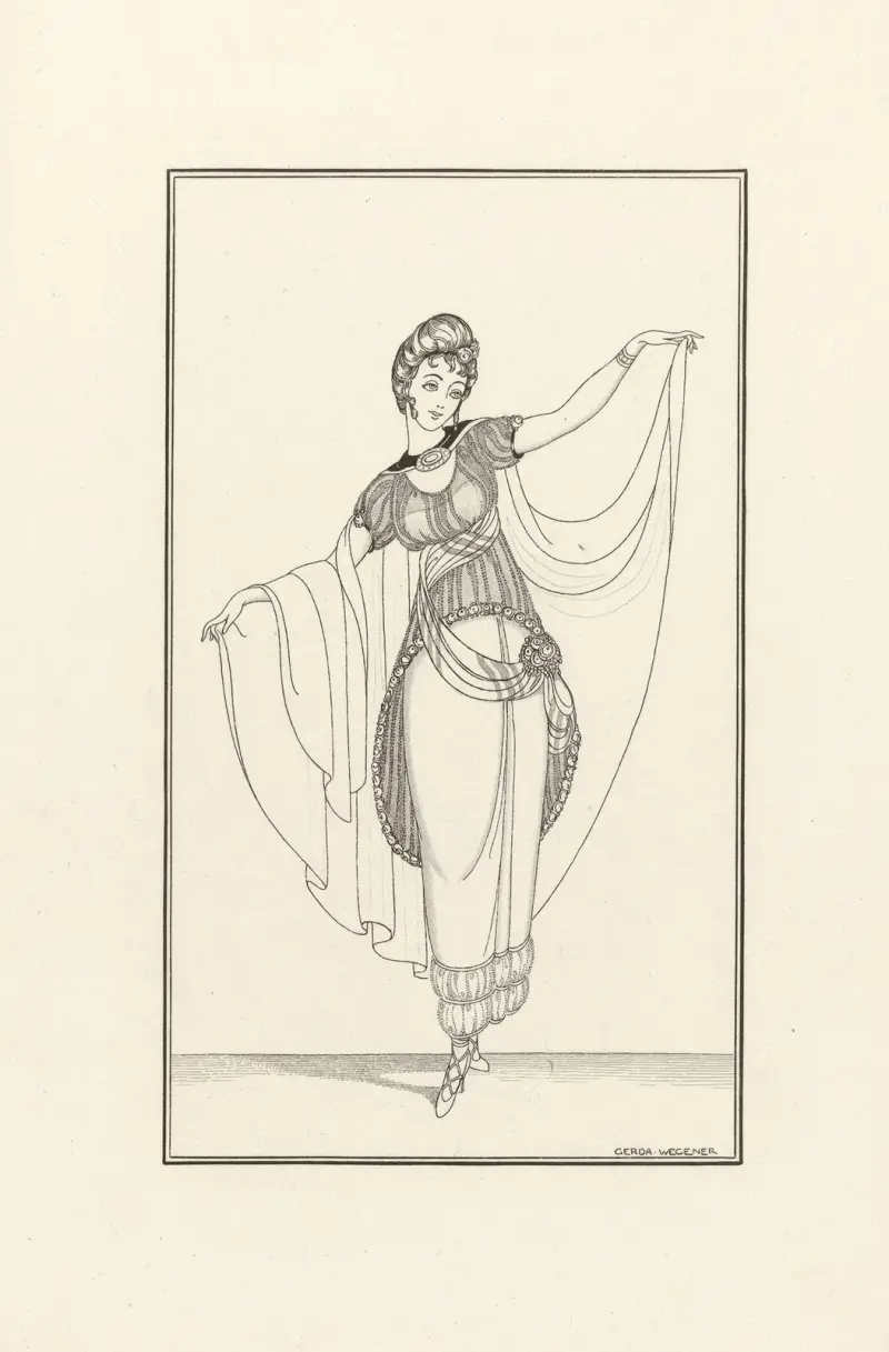 Journal des Dames et des Modes, Costumes Parisiens. No. 165 av Gerda Wegener