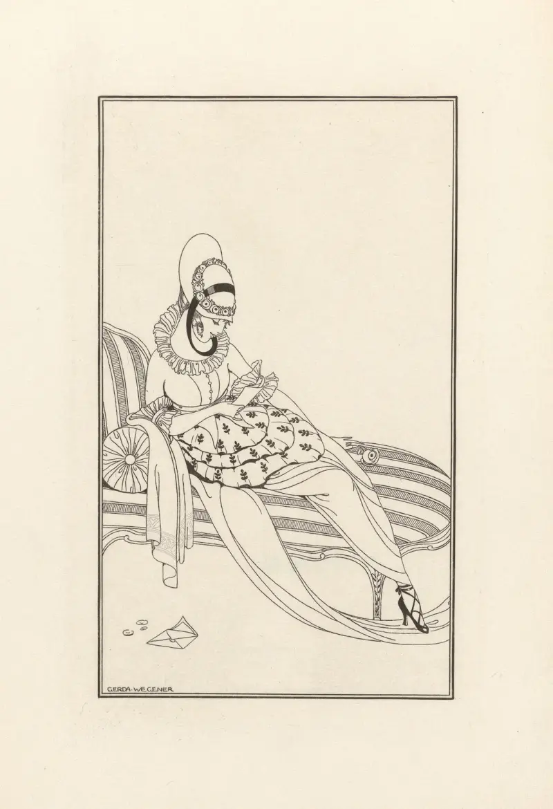 Journal des Dames et des Modes, Costumes Parisiens av Gerda Wegener