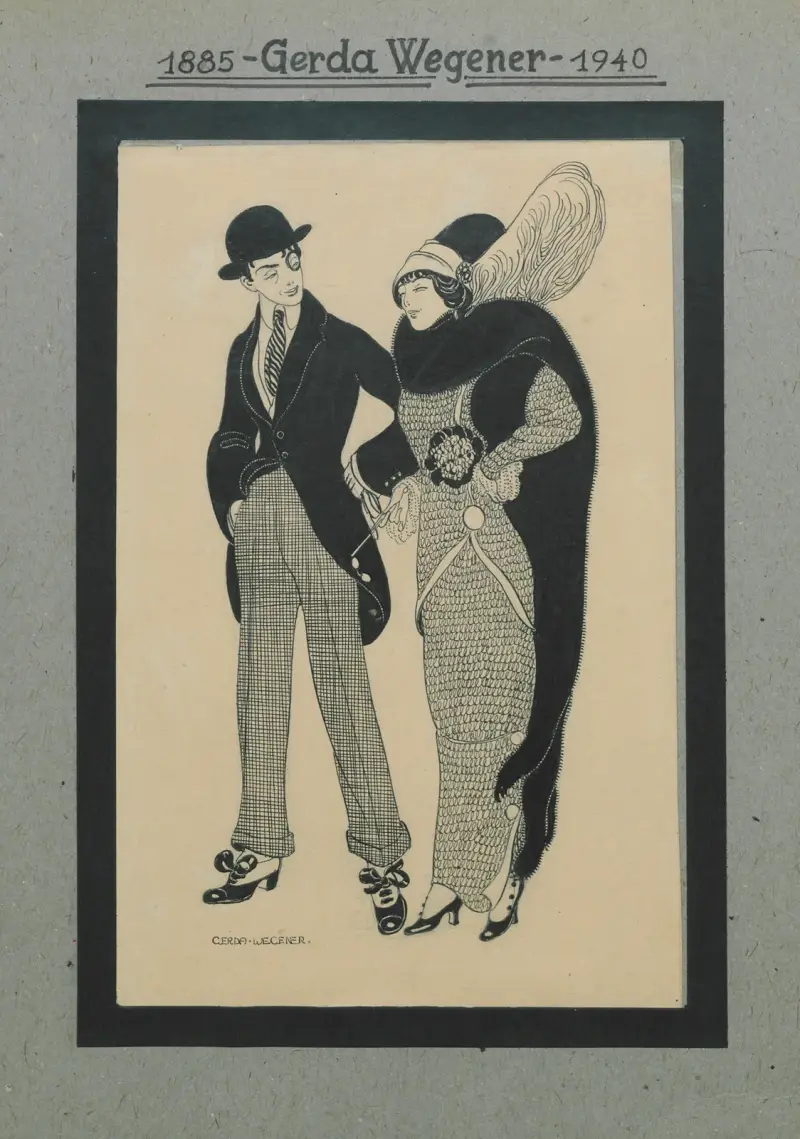Mann und Frau von Gerda Wegener