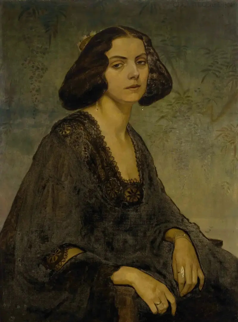 Porträtt av Ellen von Kohl av Gerda Wegener