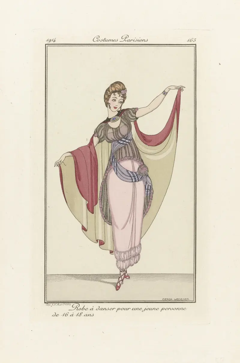 Taneční šaty, Gerda Wegener