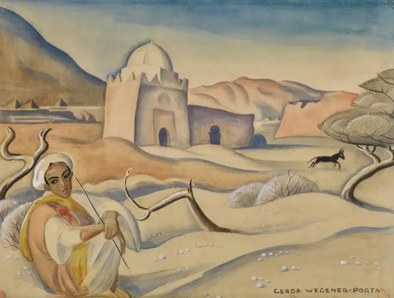 Shepherd in the Atlas Mountains av Gerda Wegener