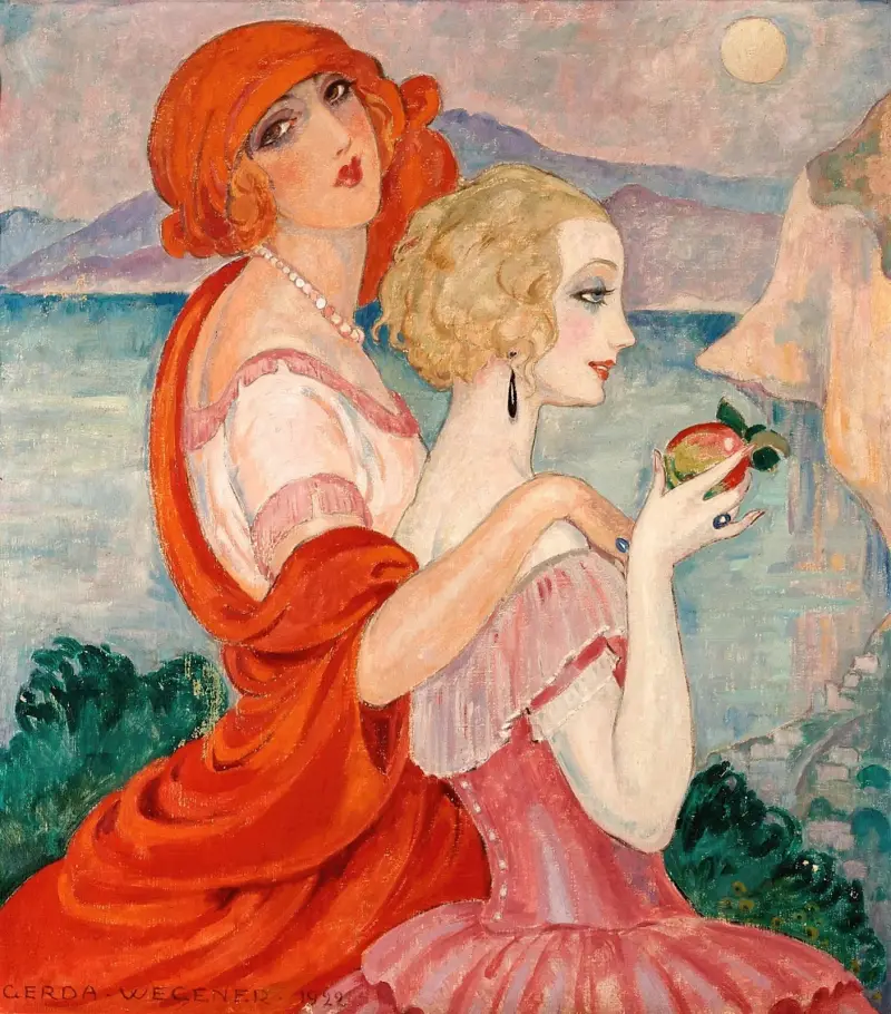 På vägen till Anacapri av Gerda Wegener
