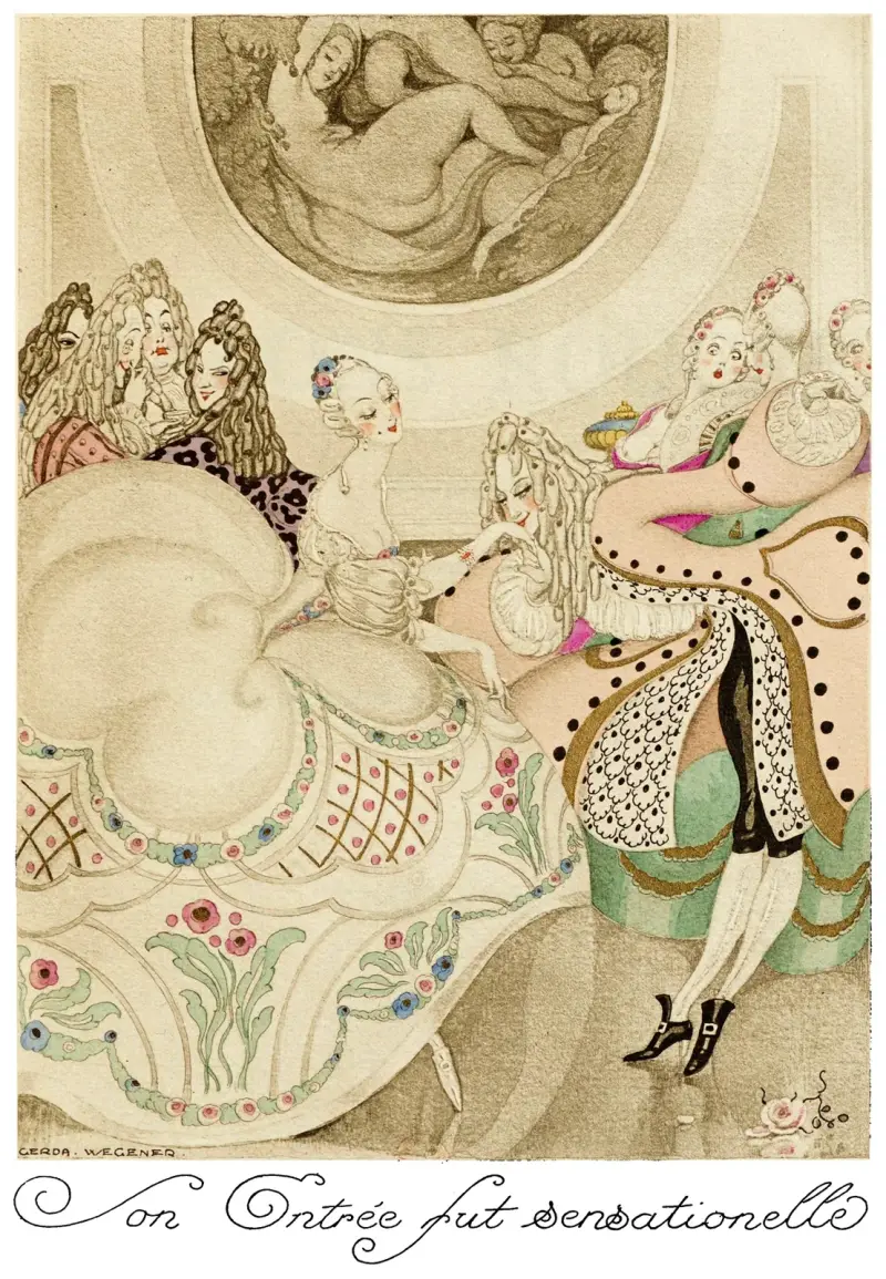 Na červených podpatcích, pl. 01, Gerda Wegener
