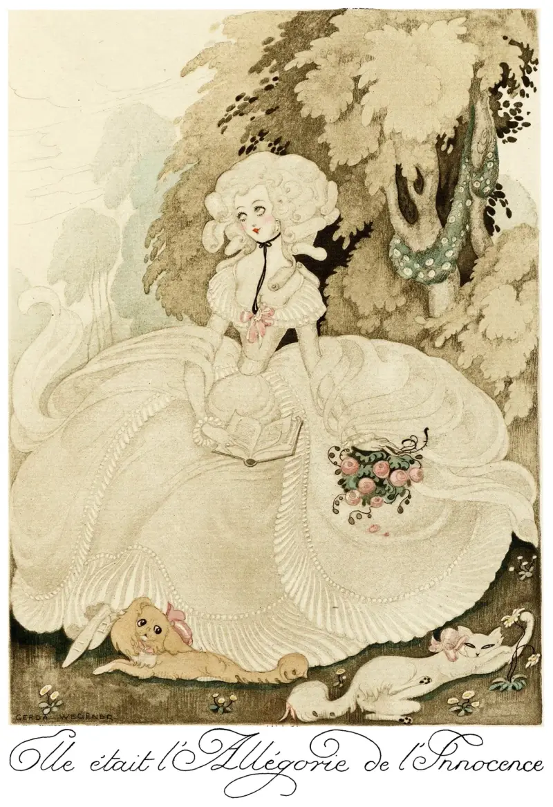 Na czerwonych obcasach, pl. 09, Gerda Wegener