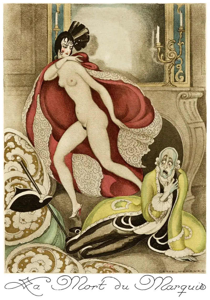 Sur talons rouges pl. 11, Gerda Wegener
