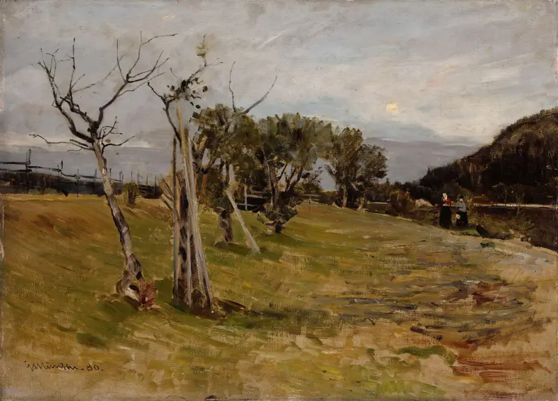 Abend im Wald von Gerhard Munthe
