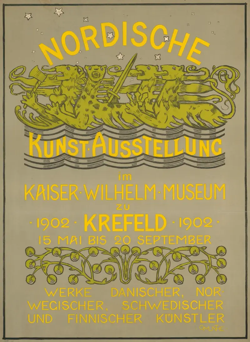 Nordische Kunst-Ausstellung. Krefeld av Gerhard Munthe