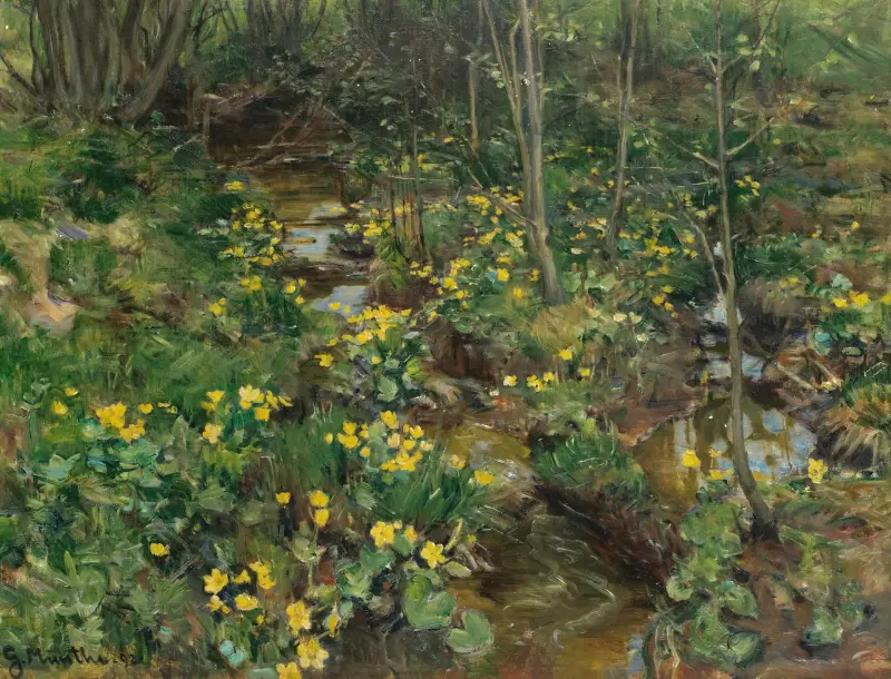 Norwegische Ringelblumen von Gerhard Munthe