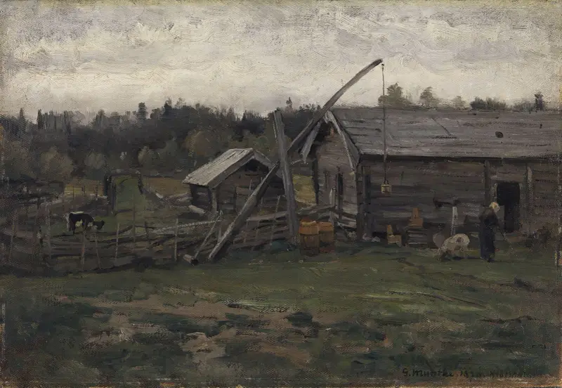 Stará stodola, Hedmark, Gerhard Munthe