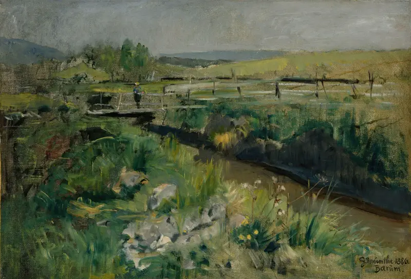 Pohled z Bærumu, Gerhard Munthe