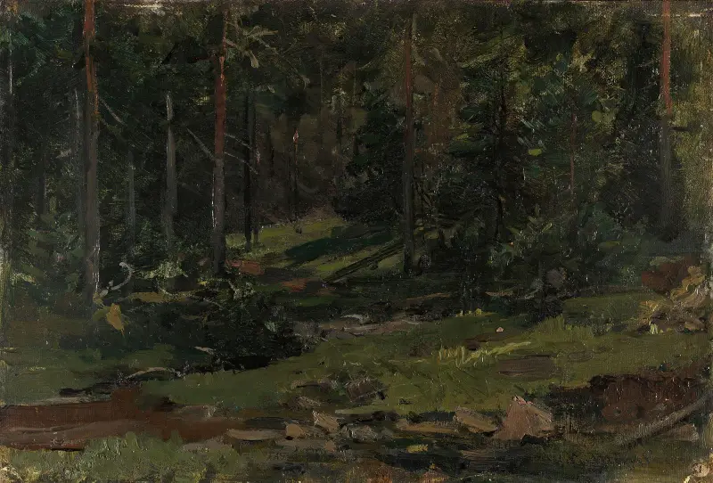 Lesní krajina, Gerhard Munthe