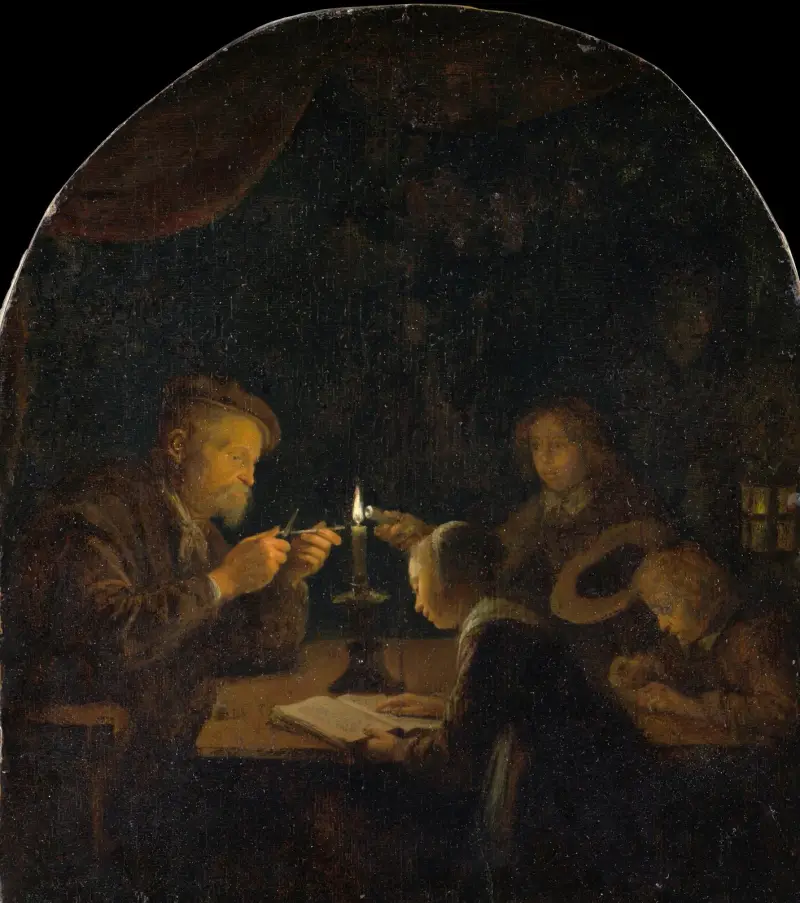 Večerní škola, Gerrit Dou