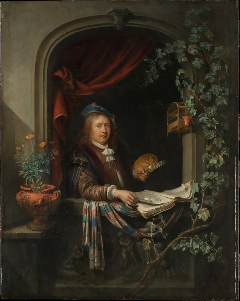Autoportrét, Gerrit Dou