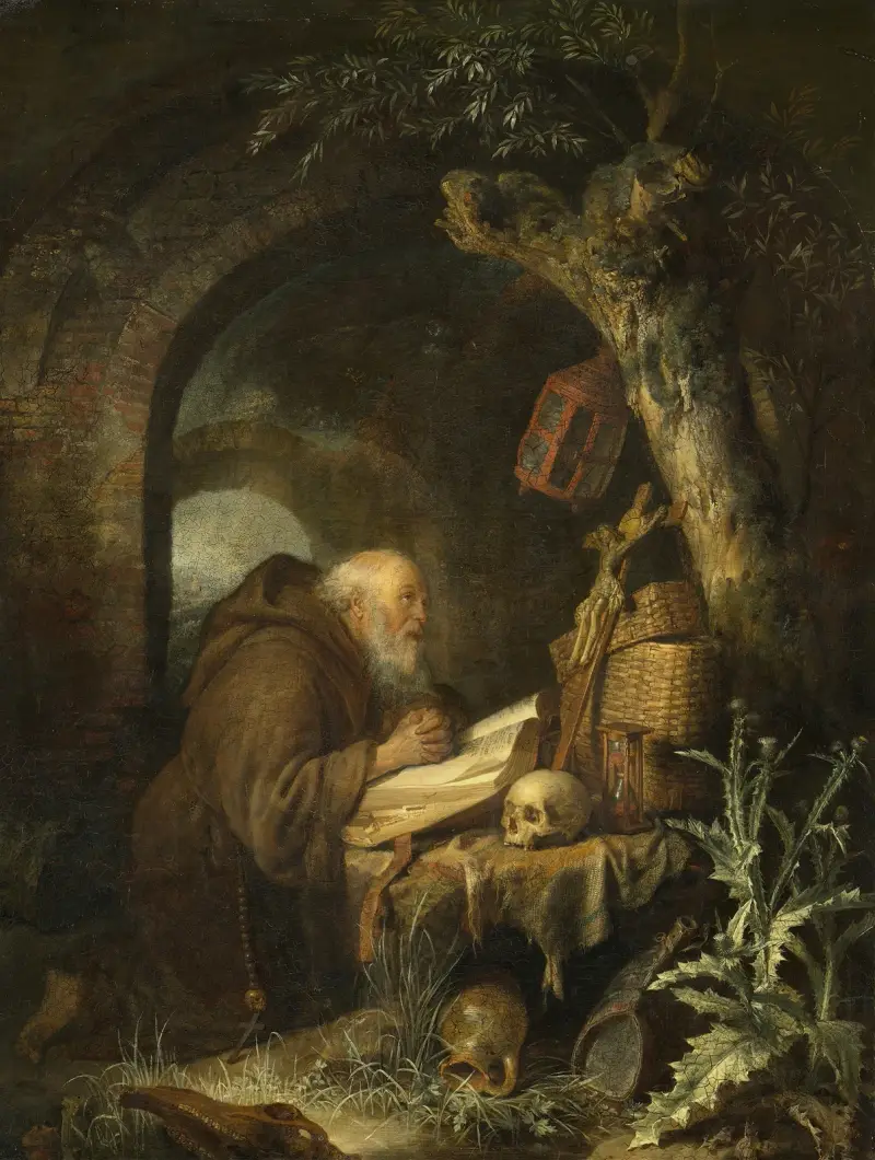 Poustevník, Gerrit Dou