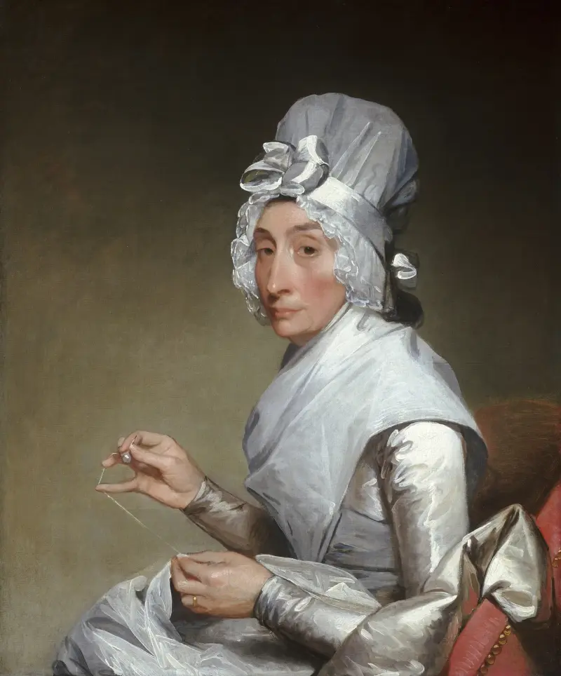Catherine Brass Yates (Mrs. Richard Yates) av Gilbert Stuart