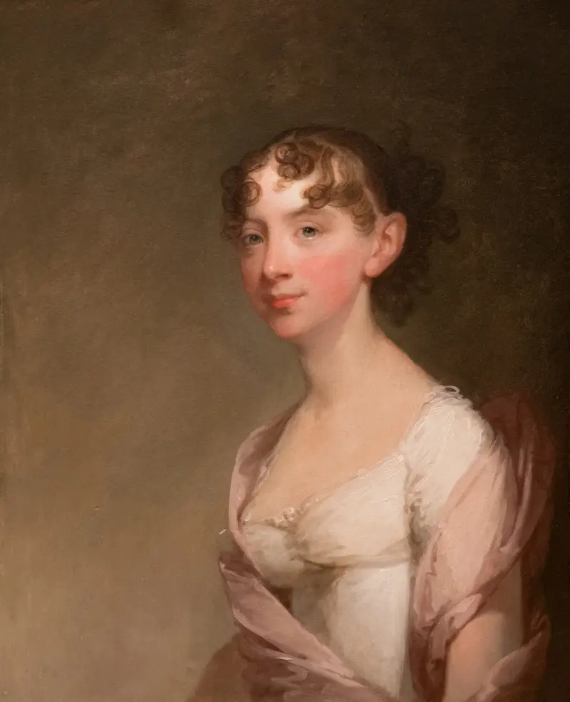 Isabella Henderson Lenox (1789-1866) av Gilbert Stuart