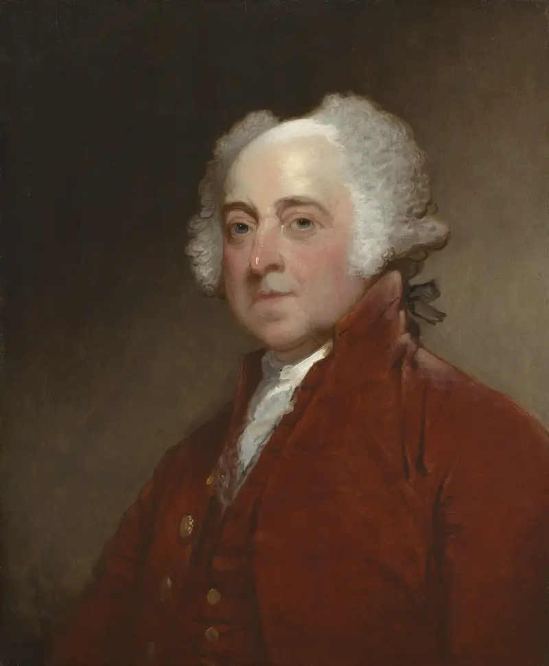 John Adams av Gilbert Stuart