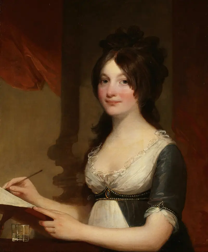 Porträtt av en ung kvinna av Gilbert Stuart